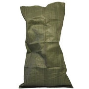 Зеленый полипропиленовый мешок размром 55х95 см , 40гр