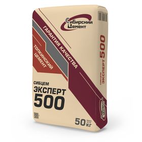 Сибирский цемент М500 Д0 (ЦЕМ I 42.5Б) в мешках по 50 кг (г.Топки)