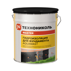 Мастика битумная для фундамента AquaMast18 кг