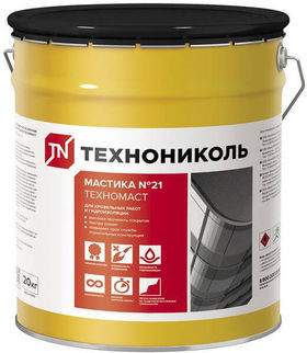 Мастика кровельная ТЕХНОНИКОЛЬ №21 Техномаст ведро 20 кг