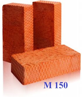Кирпич красный полнотелый рядовой М150