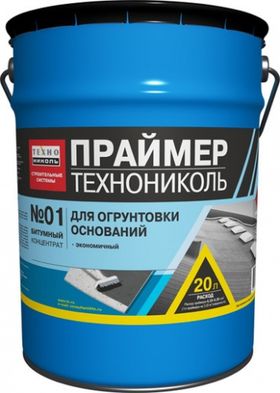Праймер битумный ТЕХНОНИКОЛЬ №01 ведро 20 л