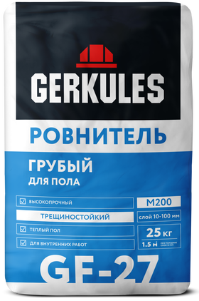 Пол Грубый Ровнитель GF-27 Геркулес, 25 кг